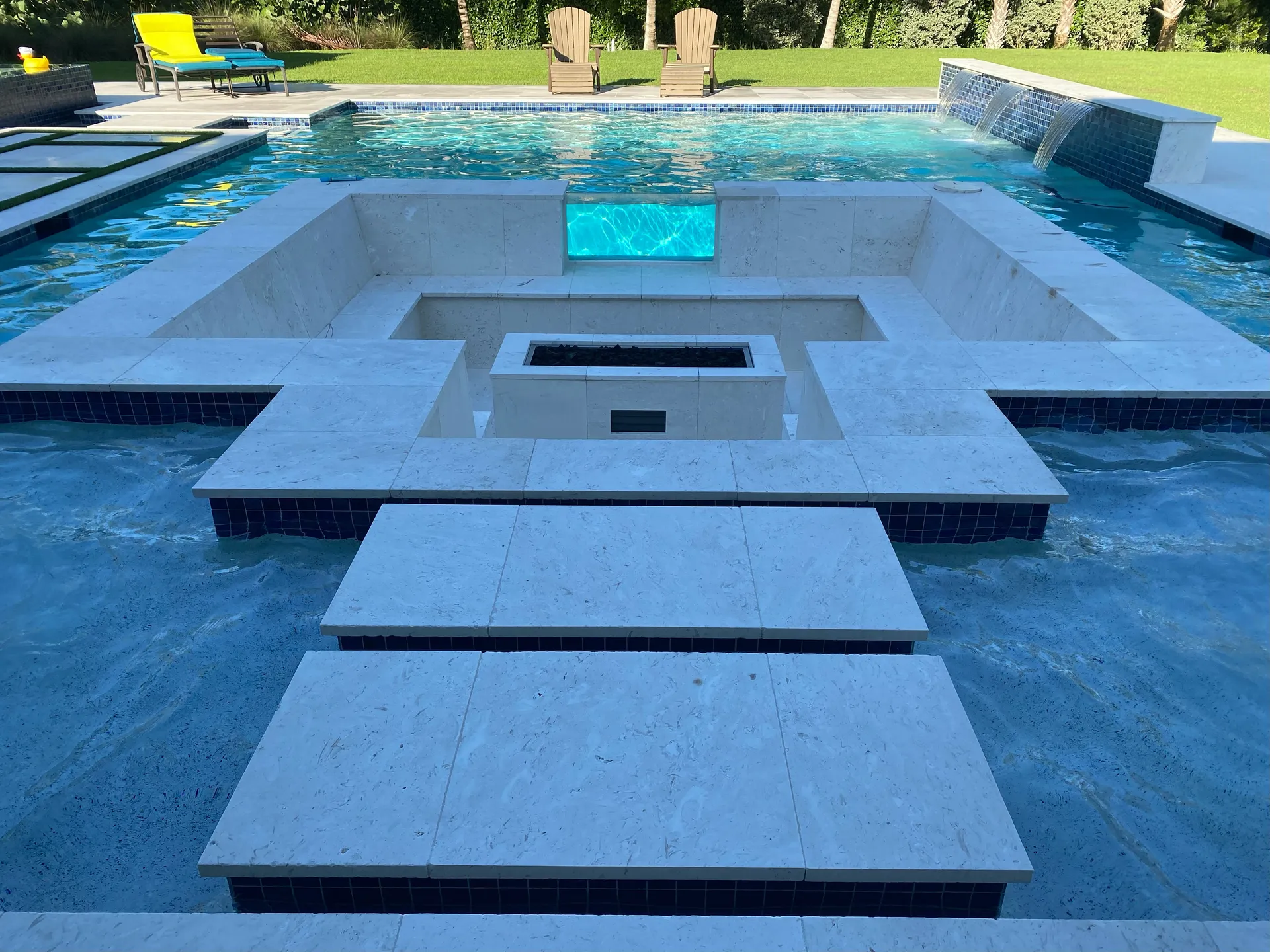 Estate pool construction — pool shell, coping, and deck integration, Collier County FL